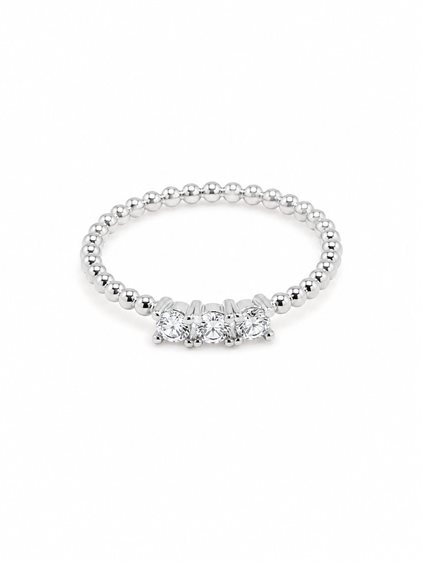 Anneau Idee Preziose dal 1987 Femme in Or blanc Zircone IP.AK18B/122 - IP.AK18B/122
